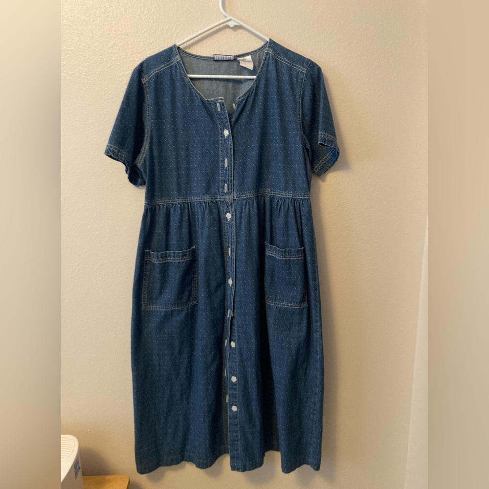 90‘s denim dress